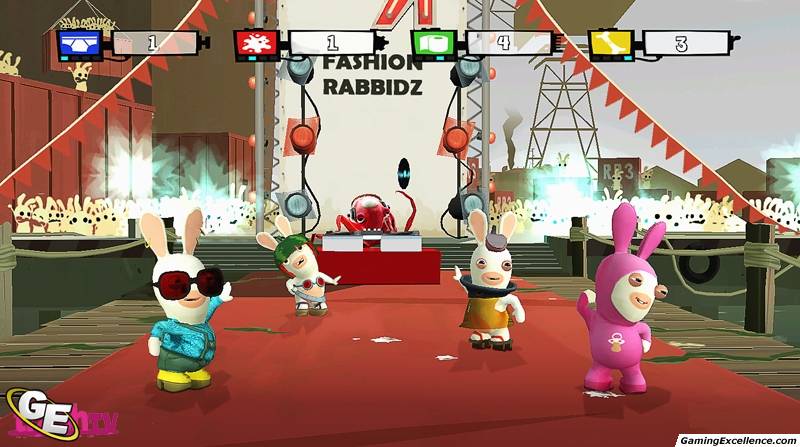 rayman raving rabbids tv party ds differences